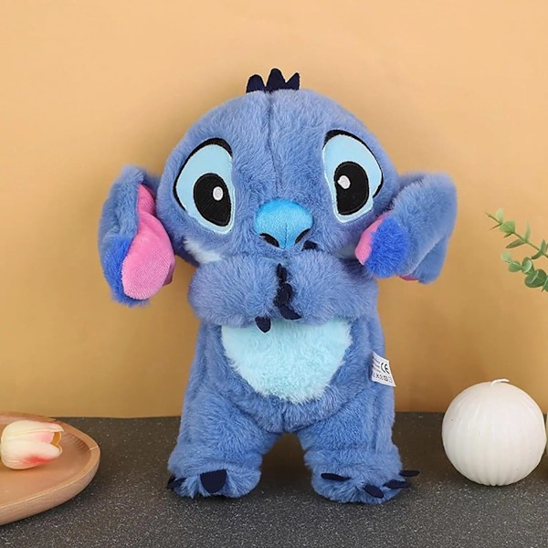 30 cm Stitch Andningssöm Plyschdocka - Sömnleksak för barn Blue