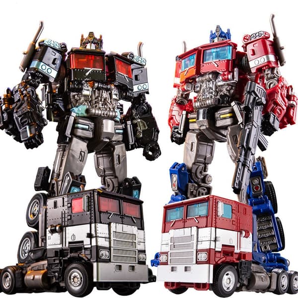 YS04A Optimus Prime Robot Car Action Figur - Legerad plasttransformationsleksak för barns födelsedagspresent YS04A
