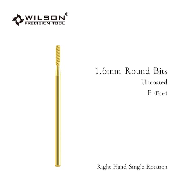 WILSON Runde Bits Negleborehoveder til Gelfjerning - Manicureværktøj 2pcs M 1310080