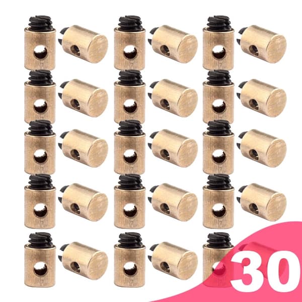 Offroad-motorcykeltilbehør Gaskabelstopbolt Kabelstopboltstift til 50CC-250CC BT200X Mini-cykel 30pcs