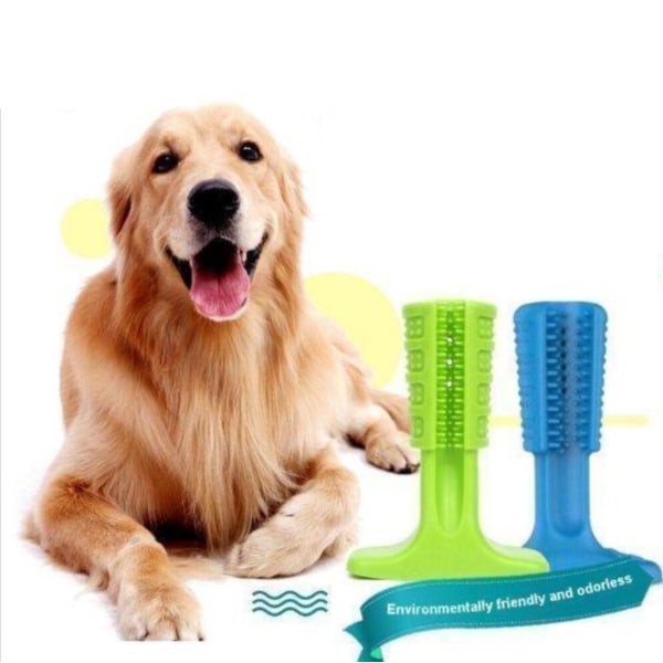 Doggystick - den smarte tandbørste til hunde - Grøn