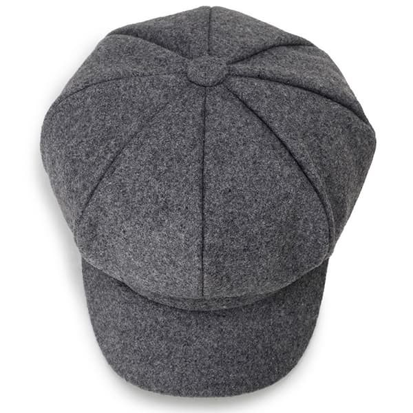 Unisex uld baret hat - moderigtig vindtæt bomuldshætte til efterår og vinter udendørsbrug GRAY