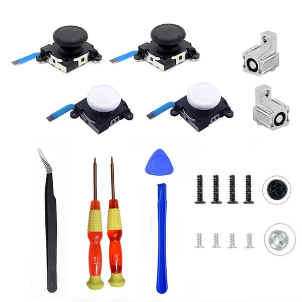 Joycon Joystick Ersättning för Switch NS / Switch Lite / Switch OLED Vänster Höger Kontroller Reservdelar 3D Analog Thumb Stick G