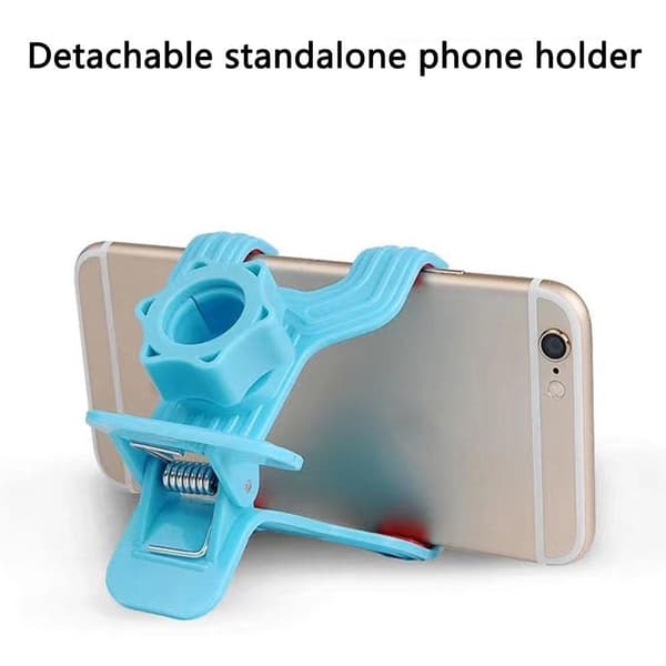 Lazy Desktop Bedside Clip Phone Holder Fleksibel Lang Armholder til Smartphone B