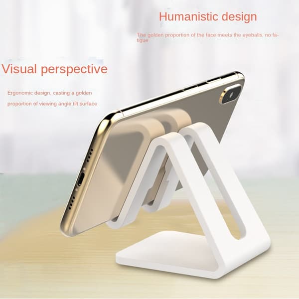 Universal Mobiltelefonholder Stativ til iPhone Xiaomi Huawei Samsung Bærbart Tilbehør White