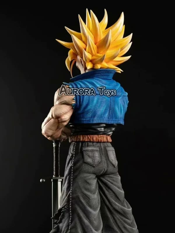 25 cm Super Saiyan Trunks Figur - Dragon Ball Z Samlermodel Legetøj til dekoration Trunks Size Opp Bag