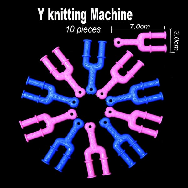 Rainbow Loom gummiband för barn - DIY Craft Armband Kit, perfekt julklapp 10pcs model 5