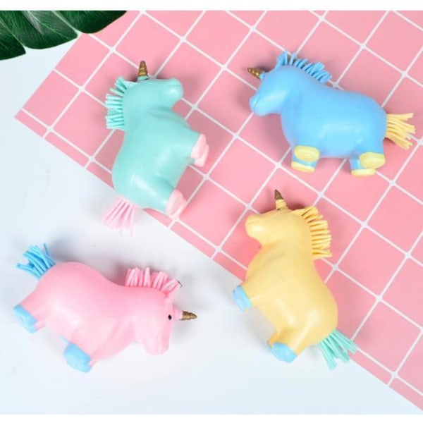 Unicorn Orbeez Anti-stress bold bold fidget legetøj legetøj Pop it Yellow Gul