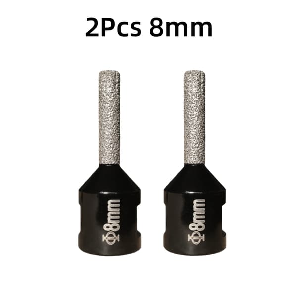 6/8/10/12 mm multifunktionel slibe- og tørborehoved til porcelænsfliser, marmor, hulsav til granit M14 2 pcs  8 mm