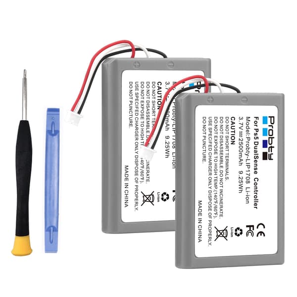 LIP1708 batteri 2500mAh til Sony PS5-controller, genopladeligt indbygget lithium til DualSense-spilcontroller-batteri 4 Pcs Battery