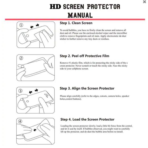 Samsung S9 Screen protector with curved edges