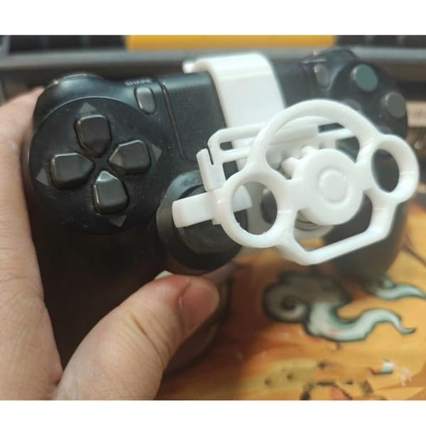 Mini-ratcontroller til racerspil, udskiftning af racerhjul, spiltilbehør, D2RC White