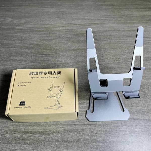 Foldbar tablet- og telefonholder til skrivebord i aluminiumslegering FZ01 Metal version