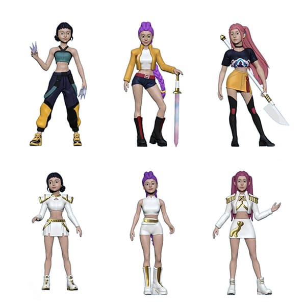 Anime Kpop Demon Hunter Figur Model Legetøj - Spillebordsindretning og samlergave til børn 18pcs 021 B