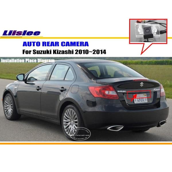 Til Suzuki Kizashi 2010-2014 Bakkamera til bil, backup, parkeringsplads, AUTO HD CCD CAM tilbehørssæt