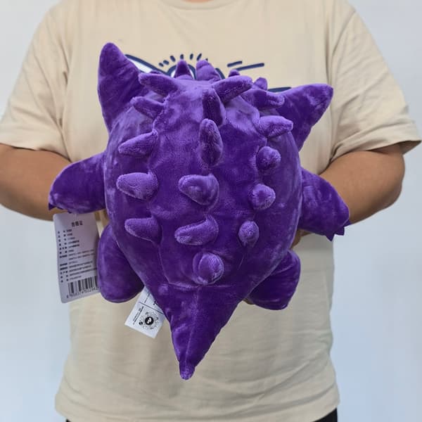 Gengar plyschleksak 24 cm - söt stoppad docka, mjuk Pikachu-present för barn, födelsedagspresent Charizard