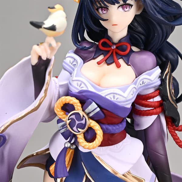 22 cm Genshin Impact Beelzebul figur - vacker flickdocka leksak för samling och prydnadsföremål with box size 23