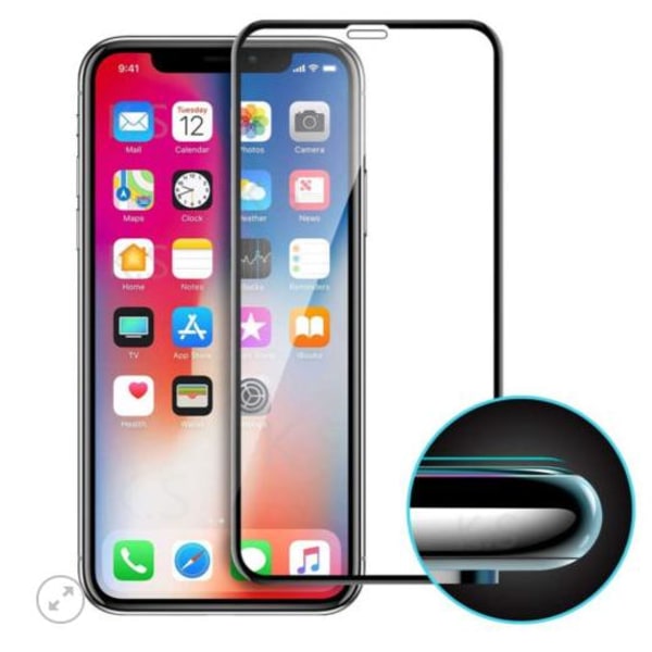 iPhone X, XS, XR,11, 11 Pro,Pro Max 10D Härdat Glas Heltäckande Till iPhone 11 Pro Max