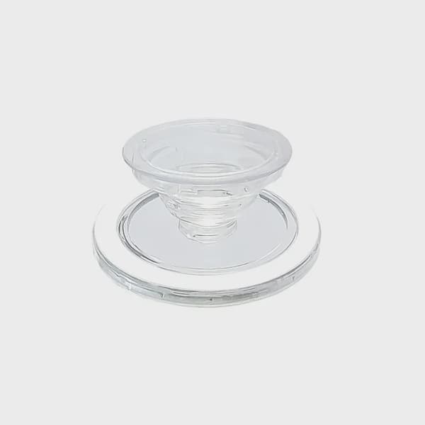 Foldbar magnetisk telefonholder til Magsafe iPhone Samsung udvidelig ringstativ C
