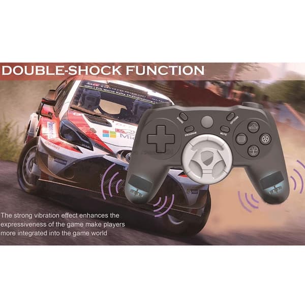 Bluetooth-rat til racerspil med controller WHITE