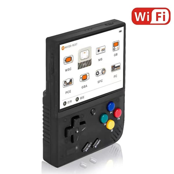 MIYOO Mini Plus Bärbar Retro Handhållen Spelkonsol 3,5-tums IPS HD-skärm Barnpresent Linux System purple T 64G