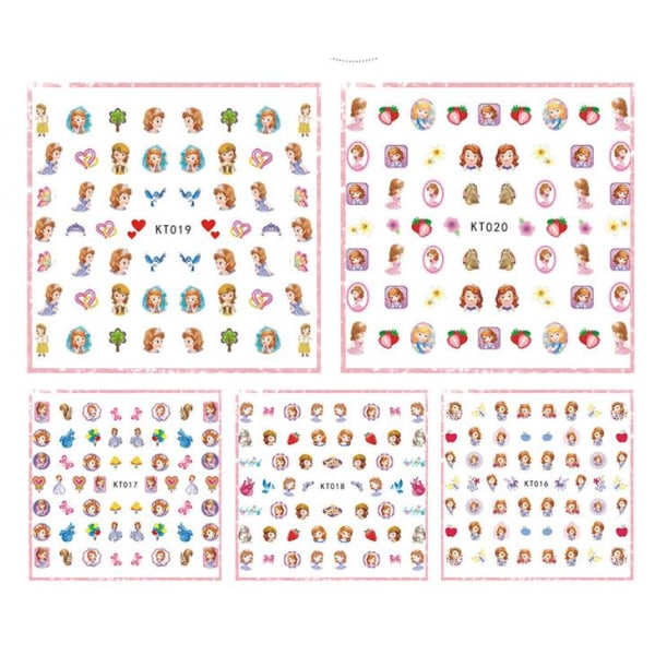 Disney Sofia the First Nail Stickers 170pcs Nail Stickers