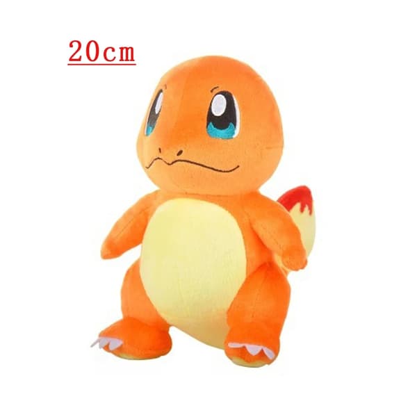 Blød Pikachu, Pichu, Charmander, Bulbasaur, Squirtle, Psyduck, Eevee Plyslegetøj - søde udstoppede dyr 23cm