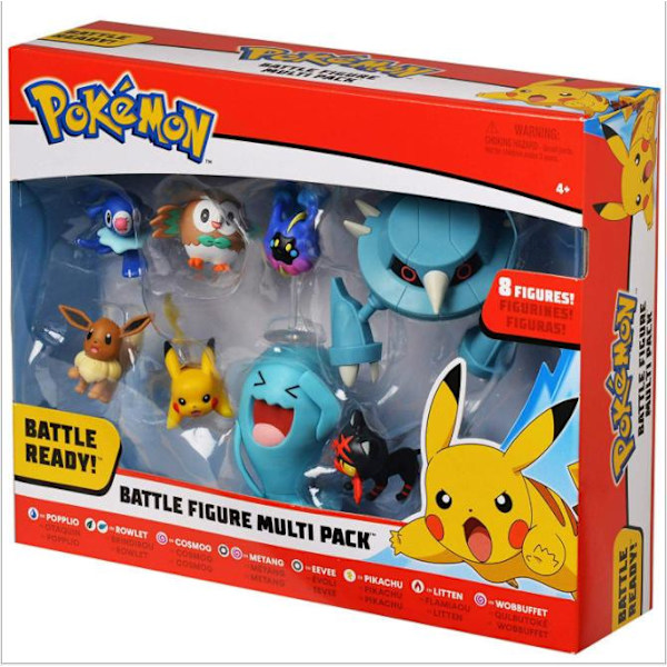 8-pack Pokémon, Pokemon Battle figurer Leksaker