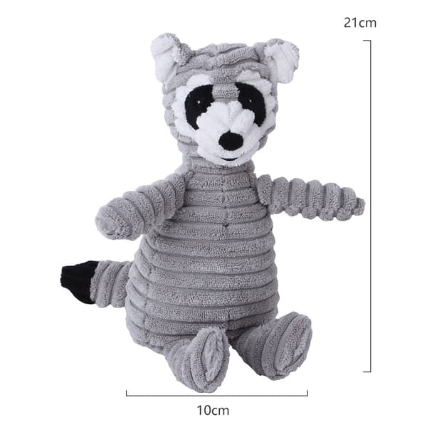 Plyschhundleksak Djurformade Bitsäkra Pimpelleksaker Manchesterhundleksaker för Små Stora Hundar Valp Husdjur Träningstillbehör Panda