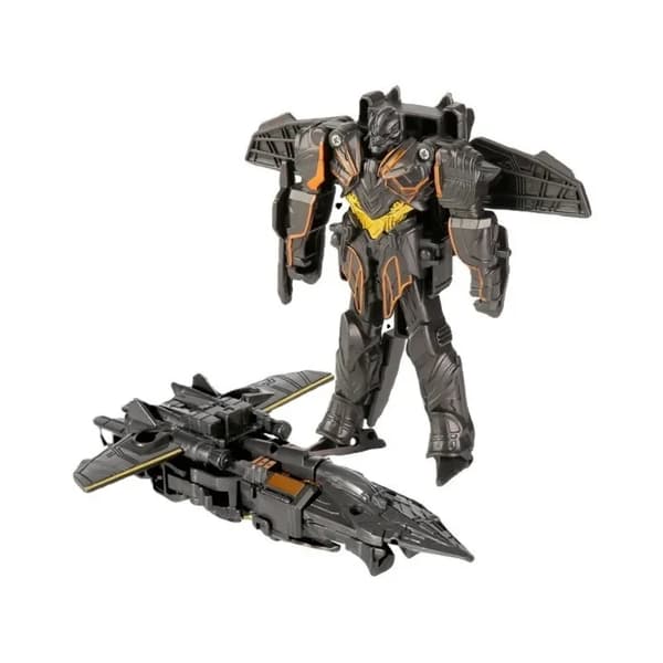 Transformerende bilrobotlegetøj – Et-trins deformation Anime Action Figur – Puslespilsmodel Yellow