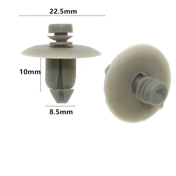 Dørklips til Chrysler 300C Sebring Compass - Plastikbeslag 10Pcs Beige