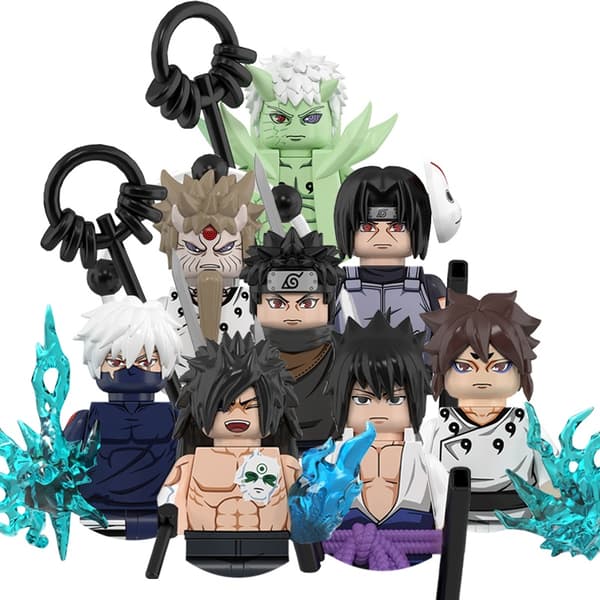 Heta Anime IP Samlarfigurer DBZ Action Figur Modell Presenter Samlarfigurer för barn NARUTO 10