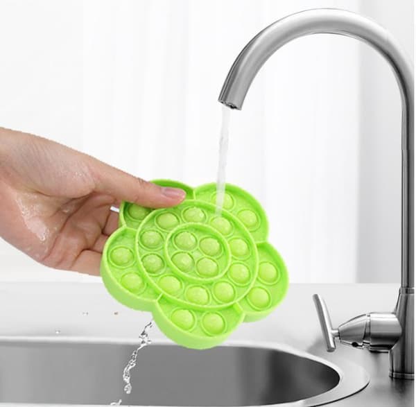 Popit Fidget Pop It Flower 4 farver Green Grön