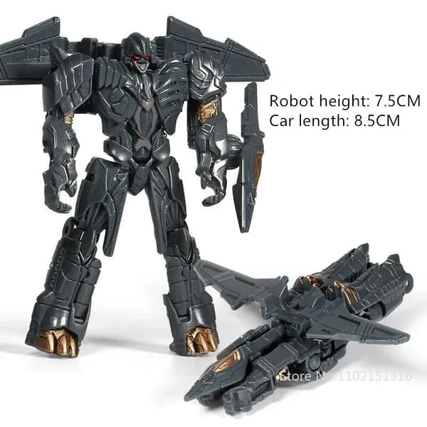 2-i-1 Mini Transformation Robot Billeksak för barn - Action Figur Present & Deformerad modell Model 19