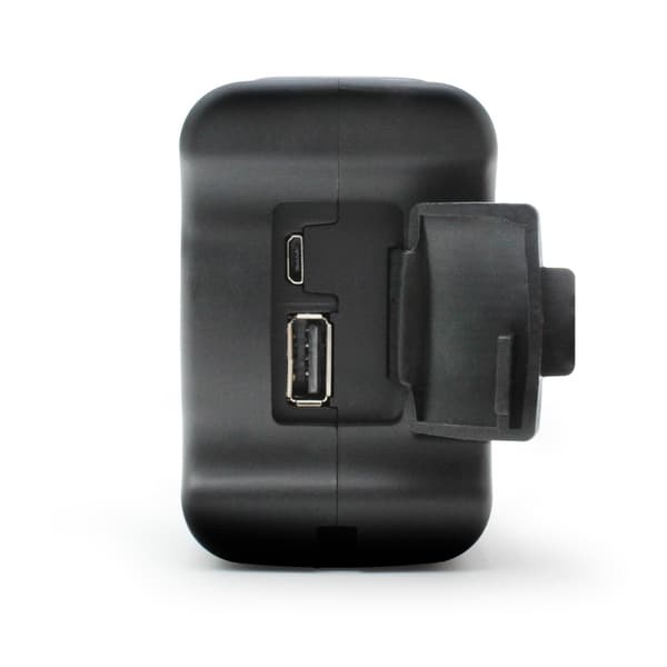 Krankradio med Solceller / Lommelygte - 2000mAh Powerbank Sort