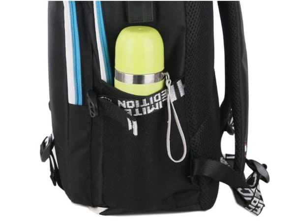 backpack Fortnite - waterproof school bag with USB and Headphone socket Black