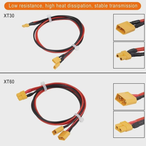 XT30 XT60 Forbindelseskabel til Xiaomi M365/1S/Pro 2 Ninebot El-løbehjulscontroller XT30