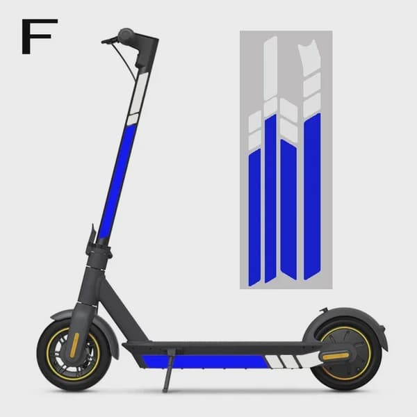 Reflekterande säkerhetsdekal Fluorescerande nattvarning för Segway Ninebot Max G30 elscooter C