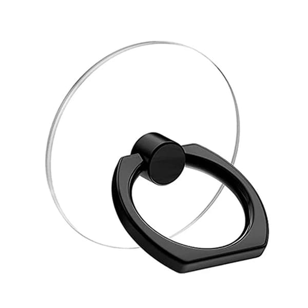 Transparent 360° roterende telefonholder stativ fingergreb støtteben universal til iPhone A