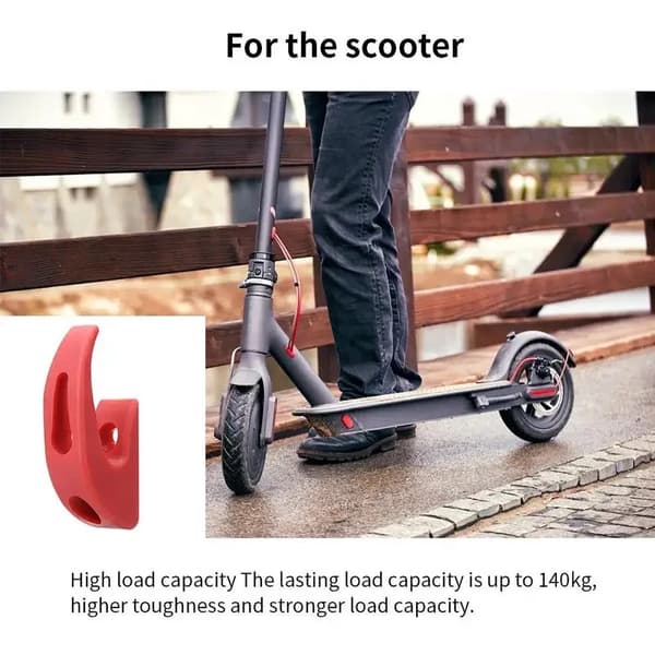 1/2/3/4 stk. udendørs cykling elektrisk scooter skateboard krog ophæng tilbehør 4sets White