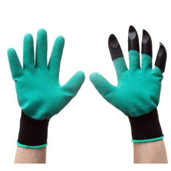Gardening gloves with claws - Dig and rake