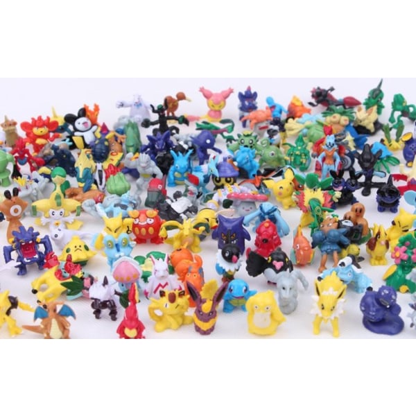 Erittäin hieno 144 kpl Söpöt Pokemon-figuurit Pokemon-sisältö Pikachu