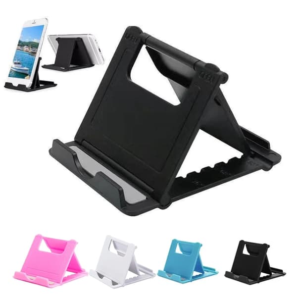 Justerbar bordtelefonholder til iPad, iPhone, Samsung, Xiaomi, Huawei – Universal foldbar White