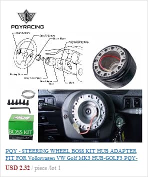 RATBOSS-SÆT NAVADAPTER PASSER TIL Volkswagen VW Golf MK3 PQY-HUB-GOLF3 black