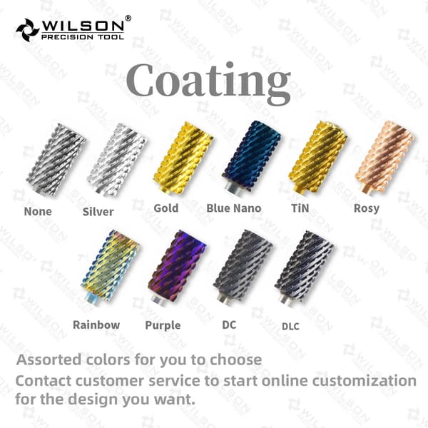 WILSON Typhoon Bits 2-vejs negleskærer til fjernelse af gel 1pc XC 1pc M