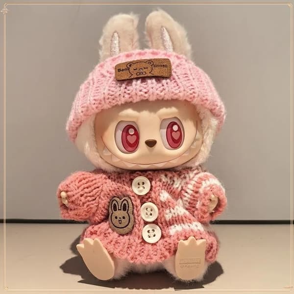 17 cm s Doll Hættetrøjetøj - Farverigt tilbehør til Monster s Blind Box Dolls random 1 Pcs model 31