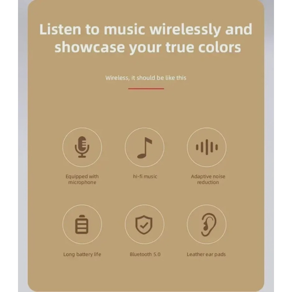Multifunktionelt bærbart, foldbart, hovedmonteret, trådløst Bluetooth 5.0-headset til Bluetooth-forbindelse med TF-kort og kabelforbindelse Blue