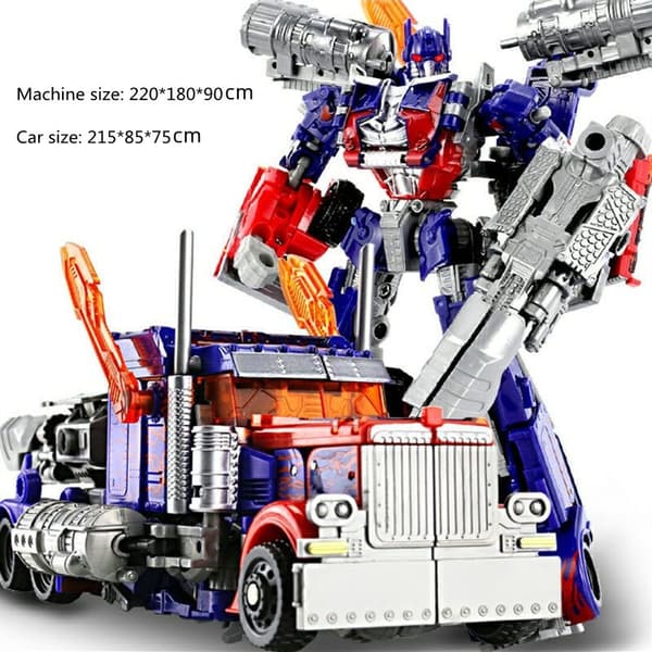 YS04A Optimus Prime Robot Car Action Figur - Legerad plasttransformationsleksak för barns födelsedagspresent YS04B
