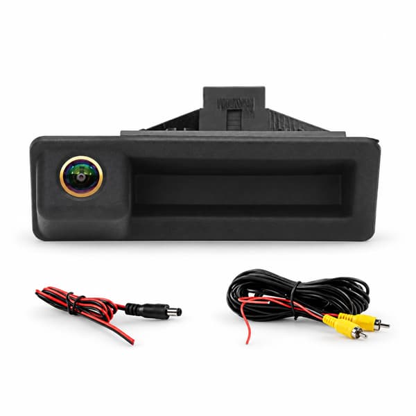 Bil AHD 1080P Vattentät Backkamera för BMW E90 E91 E92 E93 M5 E39 E60 E61 Parkeringshjälpkamera Black
