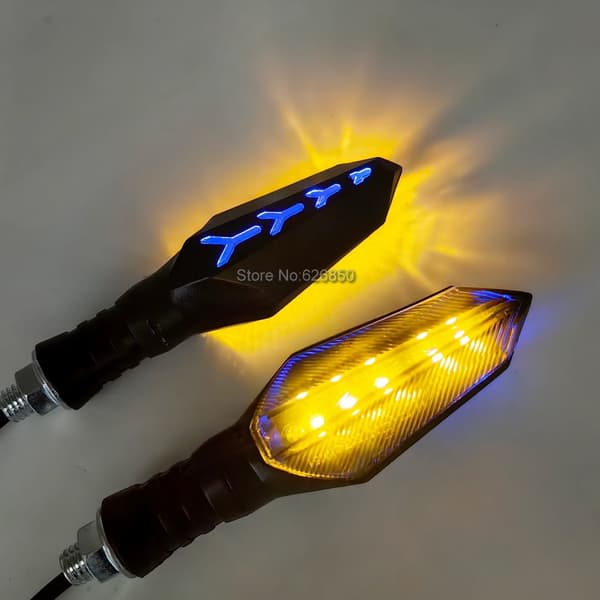 12V-72V Universell Vattentät LED-Blinker Vänster Höger Blinker för Elscooter 1 PC